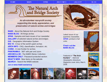 Tablet Screenshot of naturalarches.org
